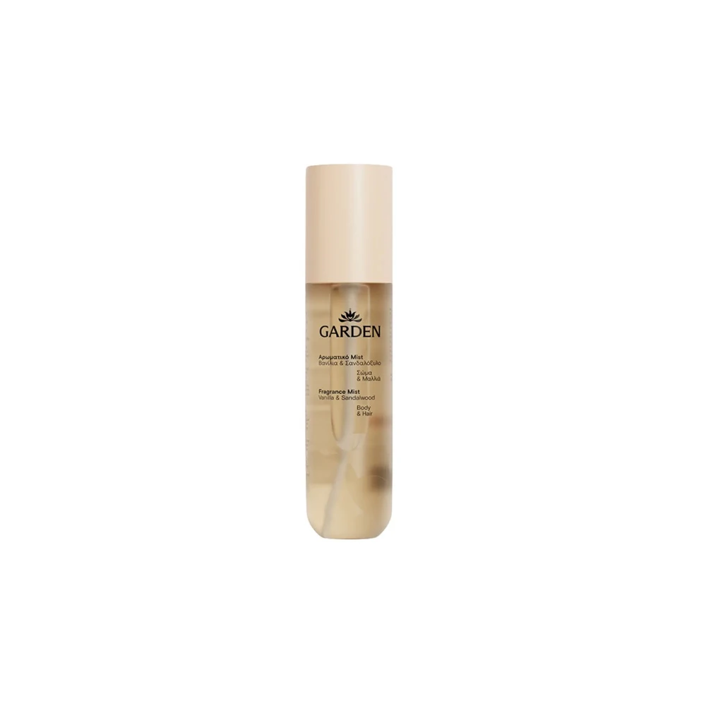 Garden Body Mist Vanilla & Sandalwood Αρωματικό Mist Με Βανίλια & Σανδαλόξυλο Για Σώμα & Μαλλιά 100ml