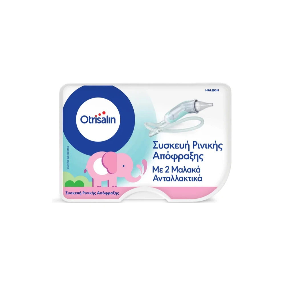 Otrisalin Nasal Aspirator For Babies With Flexible Replacement Parts 2 pieces