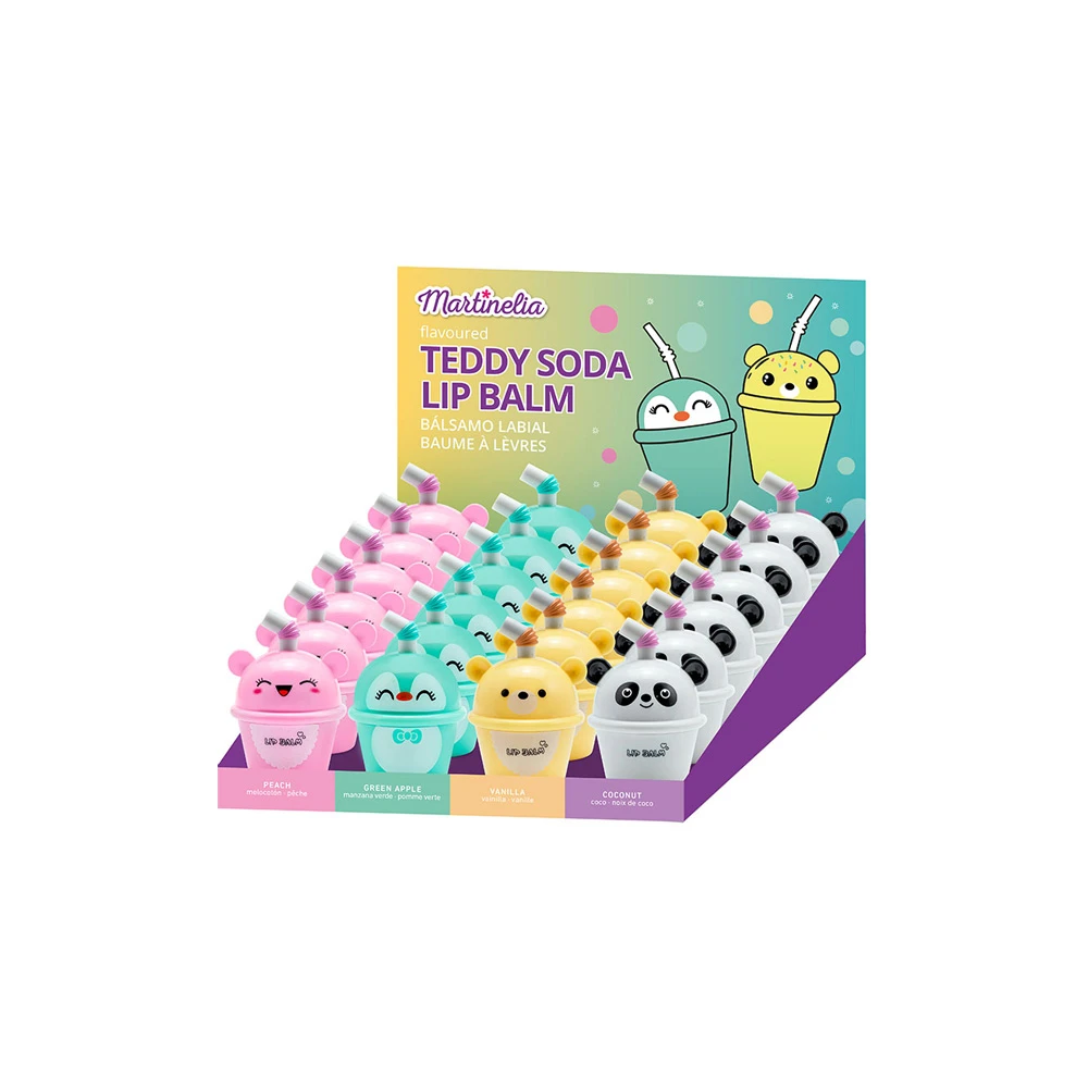 Martinelia Lip Balm Teddy Soda Παιδικό Βάλσαμο Για Τα Χείλη 2.8gr