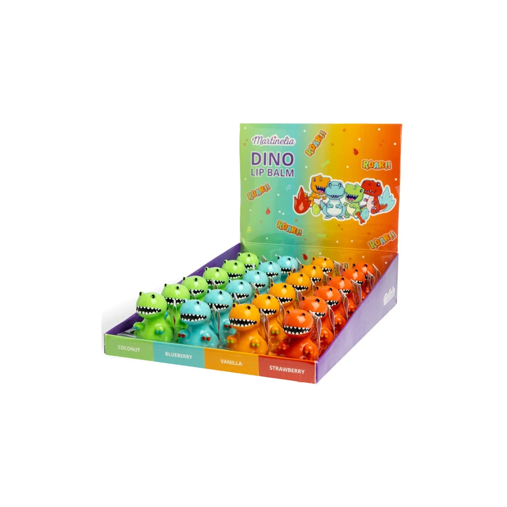 Martinelia Dino Lip Balm Βάλσαμο Χειλιών Δεινόσαυρος 1.5gr 1 τεμάχιο