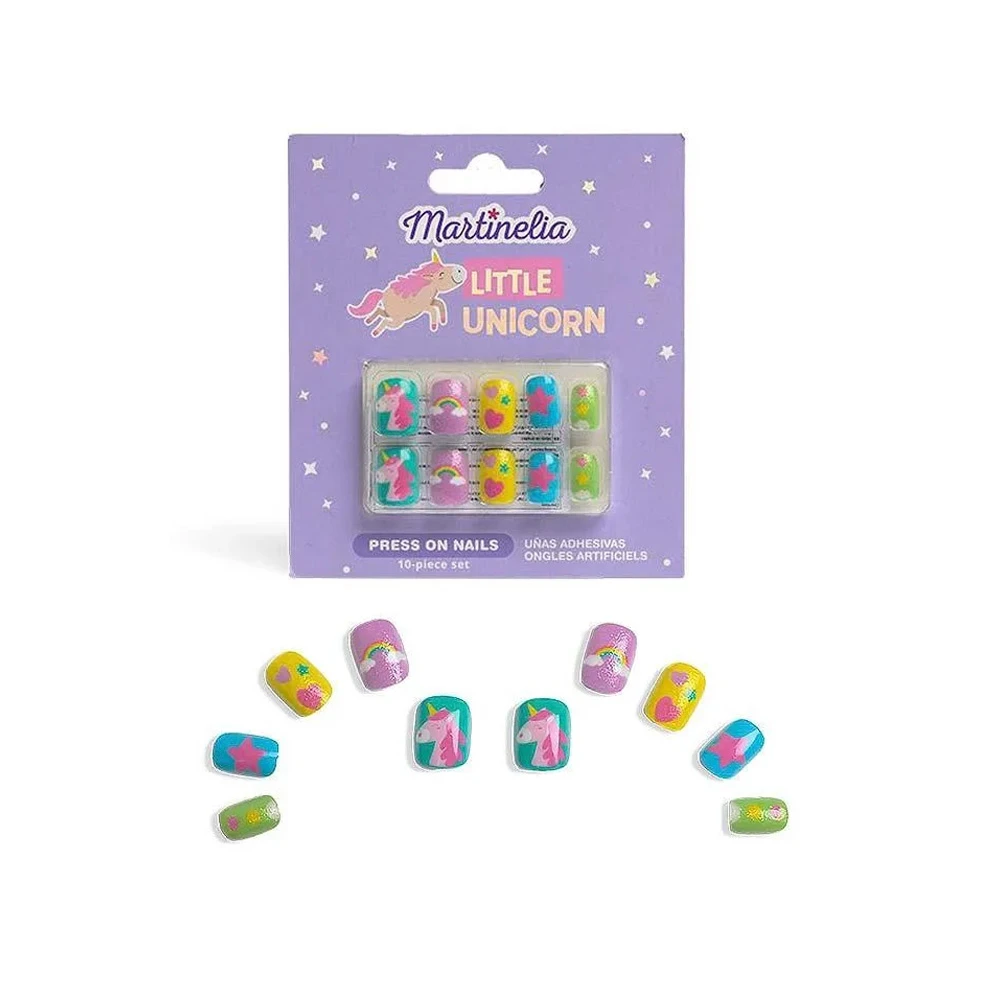 Martinelia Little Unicorn Press On Nails Ψεύτικα Νύχια Ηλικίες 3+ 10 τεμάχια