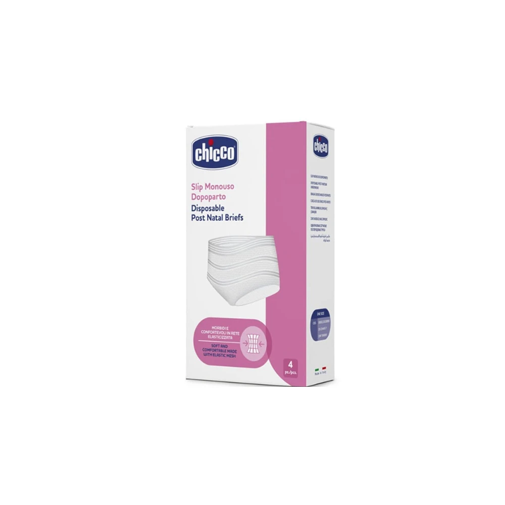 Chicco Mammy Σλιπ Μιας Χρήσης Από Ελαστικό Δίχτυ Για Λεχώνες 4 τεμάχια