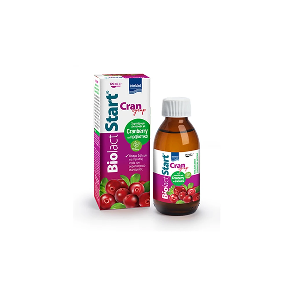 InterMed Biolact Start Cran Syrup Dietary Supplement For The Urinary System 125ml