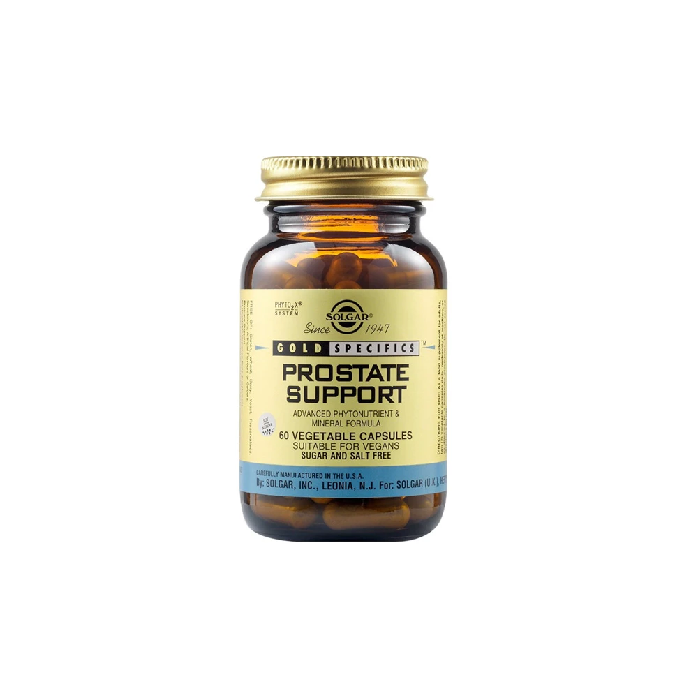 Solgar Prostate Support Dietary Supplement For Good Prostate Function 60 vegetable capsules