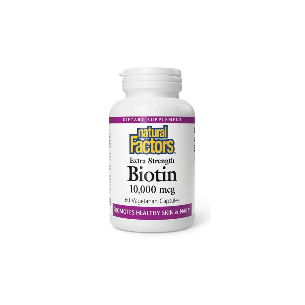 Natural Factors Biotin 10000 Mcg Dietary Supplement With Biotin 60 capsules