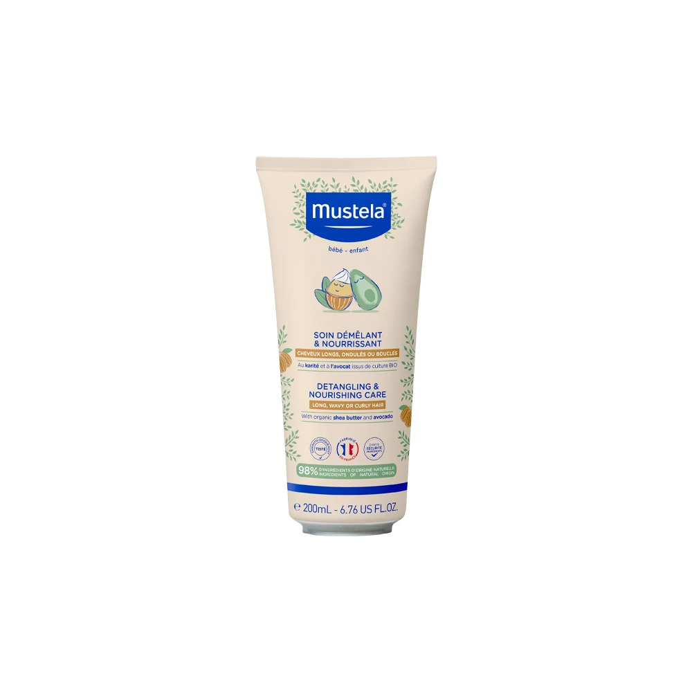 Mustela Detangling & Nourishing Care Παιδική Κρέμα Μαλλιών Για Μακριά Κυματιστά & Σγουρά Μαλλιά 200ml