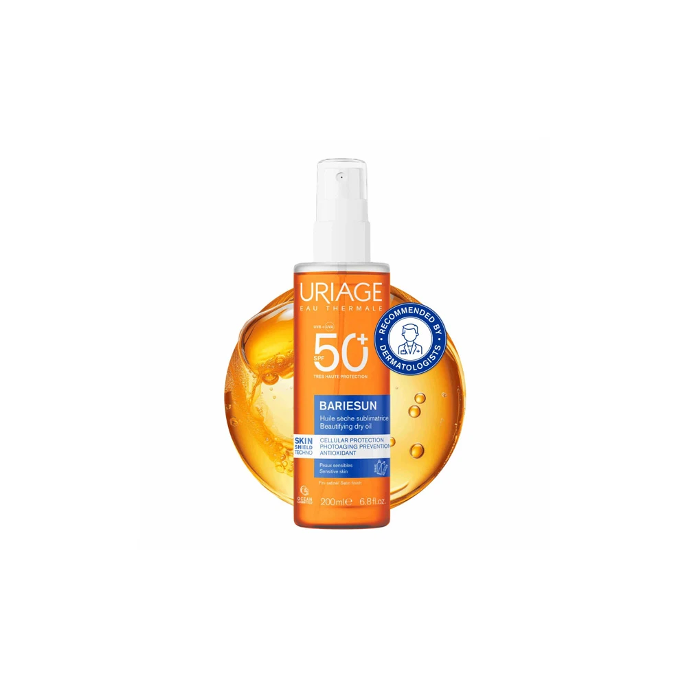 Uriage Eau Thermale Bariesun Beautifying Spray Dry Oil For Body & Hair SPF50+ 200ml