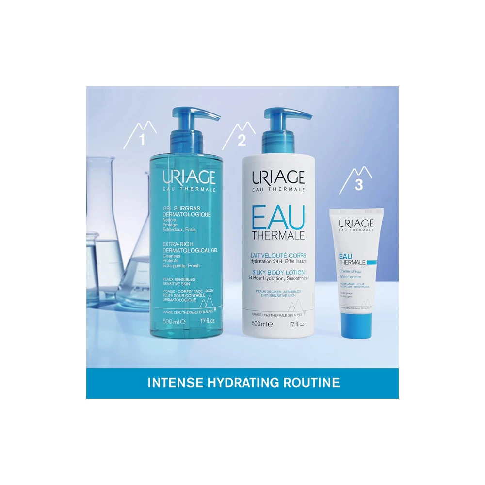 Uriage Promo (-20% Special Offer) Extra Rich Dermatological Gel Τζελ Καθαρισμού Προσώπου 1Lt