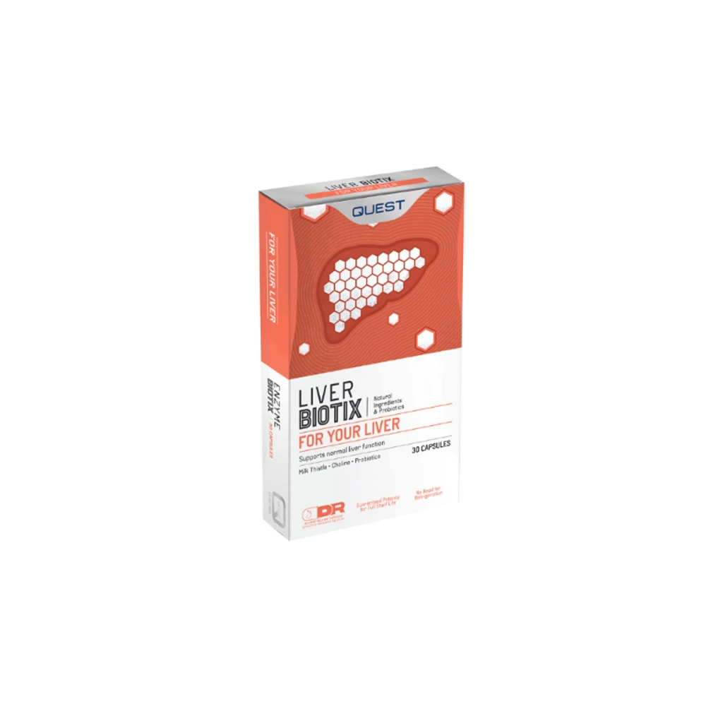 Quest Liver Biotix Συμπλήρωμα Διατροφής Για Την Φυσιολογική Ηπατική Λειτουργία 30 κάψουλες