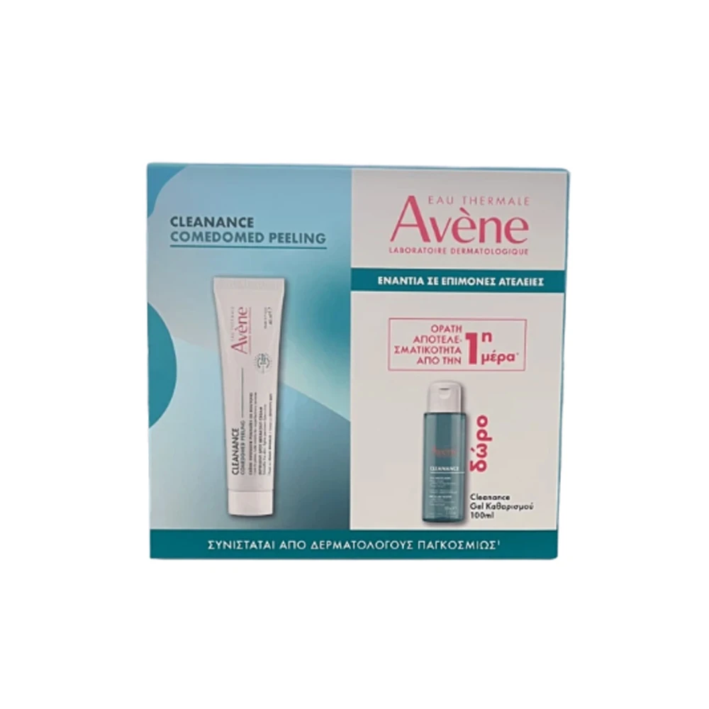 Avène Promo Cleanance Comedomed Peeling Κρέμα Κατά Των Ατελειών Σε Έξαρση Με Comedoclasti Για Δέρμα Με Τάση Ακμής 40ml & Δώρο Eau Thermale Cleanance Gel Καθαρισμού Προσώπου 100ml
