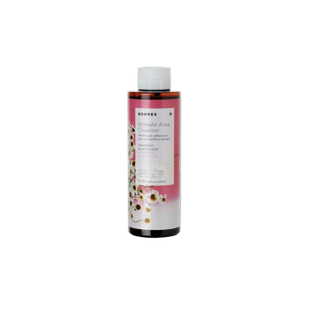 Korres Intimate Area Cleanser Καθαρισμός Ευαίσθητης Περιοχής Με Χαμομήλι & Lactic Acid 250ml