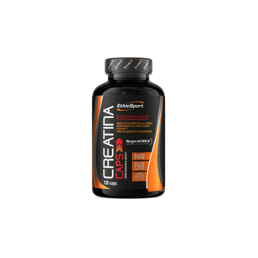 EthicSport Creatina Supra Crea Caps Μονοϋδρική Κρεατίνη 120 κάψουλες