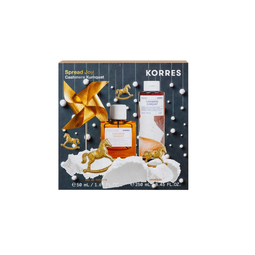 Korres Promo Spread Joy Mε Cashmere Kumquat Eau De Toilette Γυναικείο Άρωμα 50ml & Cashmere Kumquat Showergel Γυναικείο Αφρόλουτρο 250ml