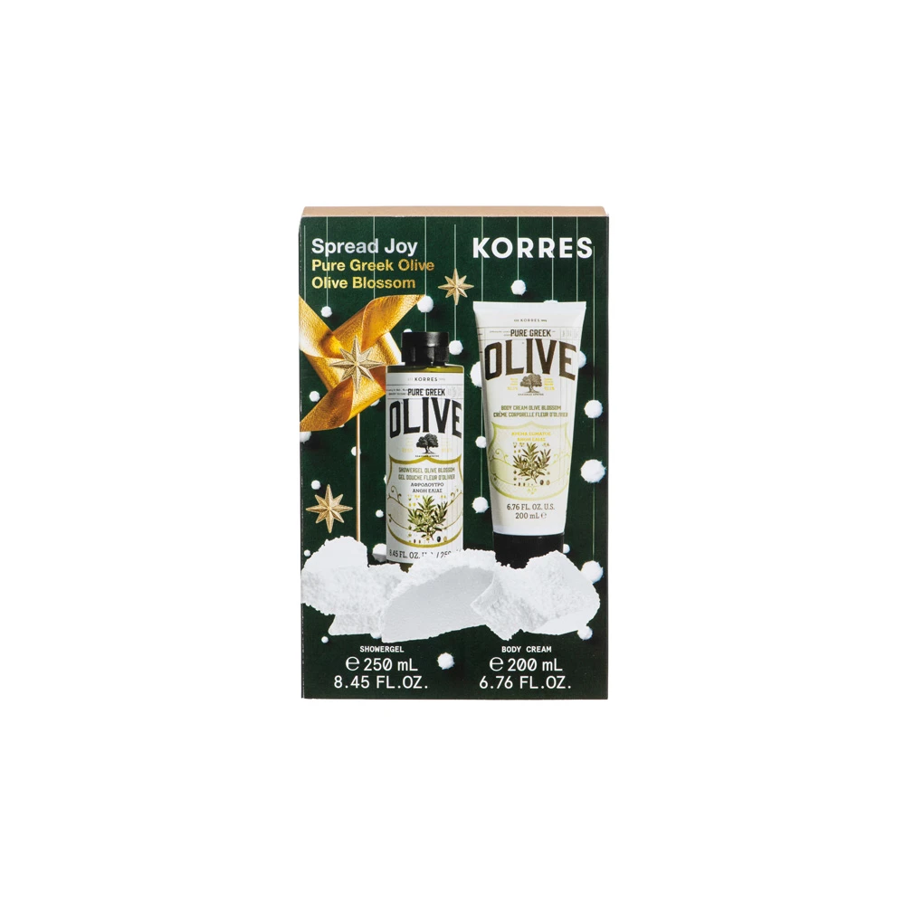 Korres Promo Spread Joy Με Pure Greek Olive Blossom Shower Gel Αφρόλουτρο 250ml & Pure Greek Olive Blossom Body Milk Ενυδατικό Γαλάκτωμα Σώματος Με Άνθη Ελιάς 200ml
