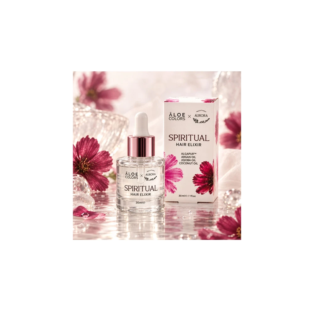 Aloe Colors X Aurora Spiritual Hair Elixir Nourishing & Shine Hair Serum 30ml