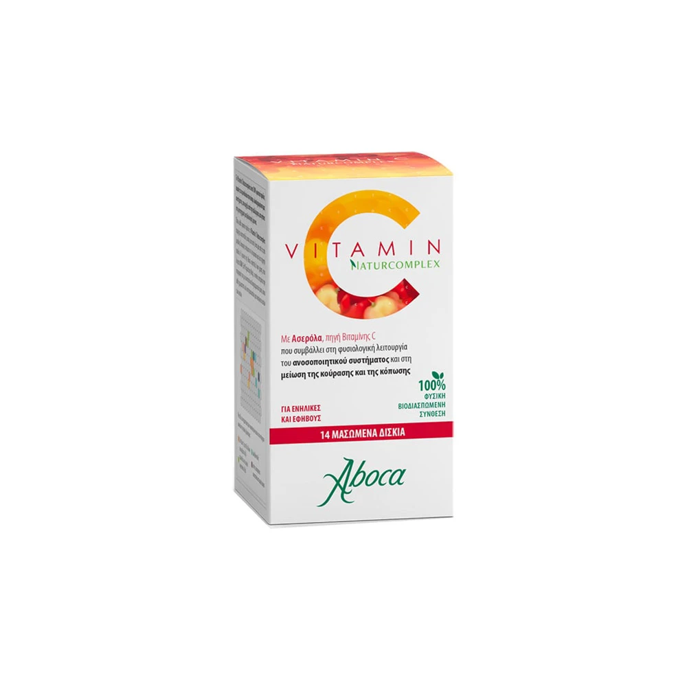 Aboca Naturcomplex Vitamin C Για Ενίσχυση Του Ανοσοποιητικού 14 μασώμενα δισκία