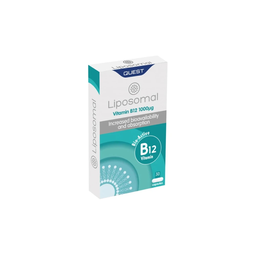 Quest Liposomal Vitamin B12 1000mg Λιποσωμική Βιταμίνη B12 30 κάψουλες