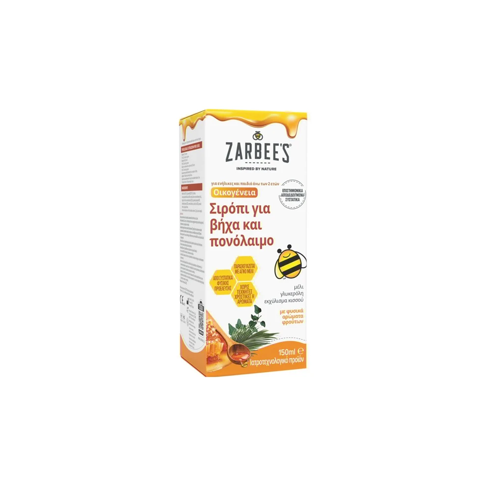 Zarbee’s Family Cough & Sore Throat Syrup 150ml