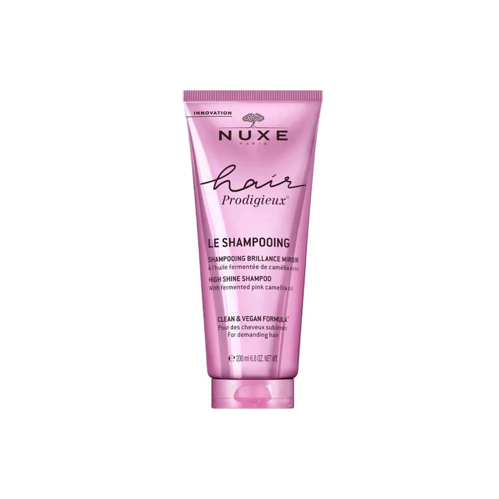 Nuxe Hair Prodigieux Christmas Promo High Shine Shampoo With Pink Camellia Oil Extract 200ml Shine & Hydration Conditioner 200ml & Nourishing Pre-Shampoo Mask 30ml