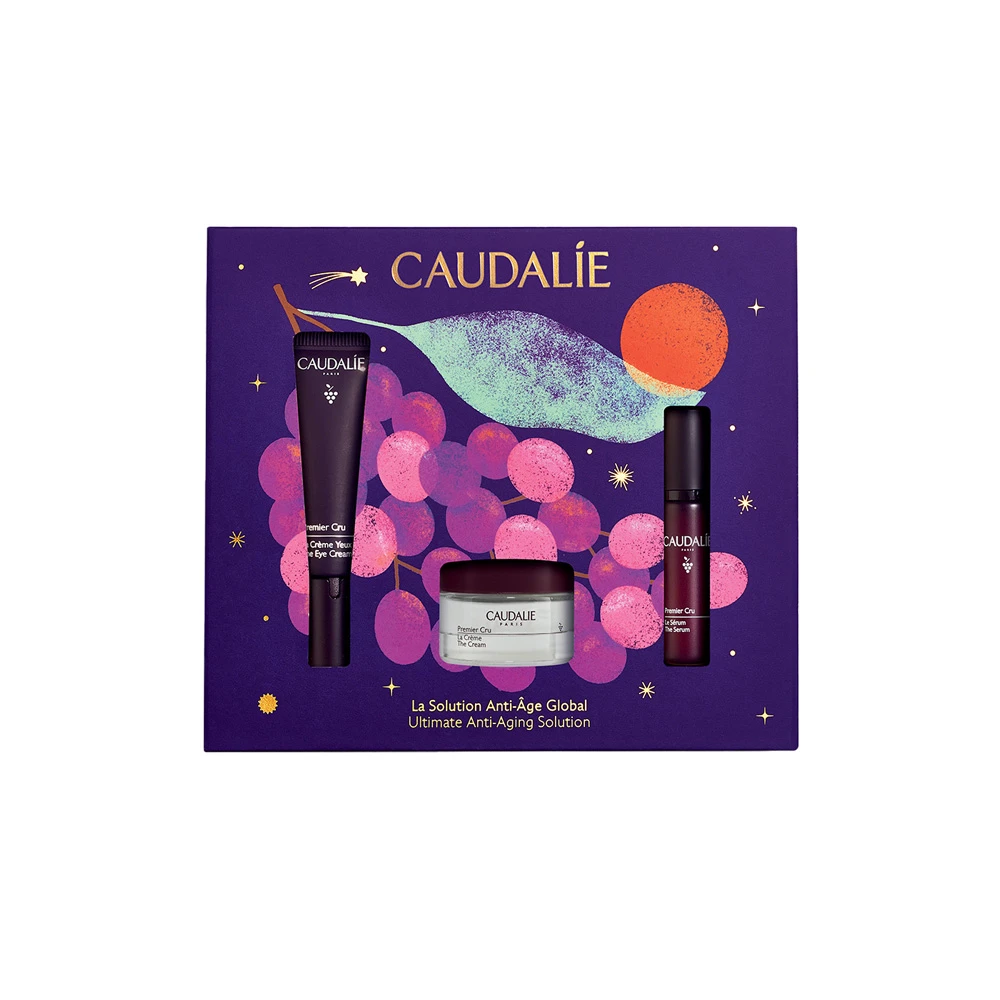 Caudalie Promo Premier Cru The Eye Cream Anti-Aging Eye Cream 15ml + Premier Cru The Cream Anti-Aging Face Cream 15ml + Premier Cru The Serum Anti-Aging Face Serum 10ml