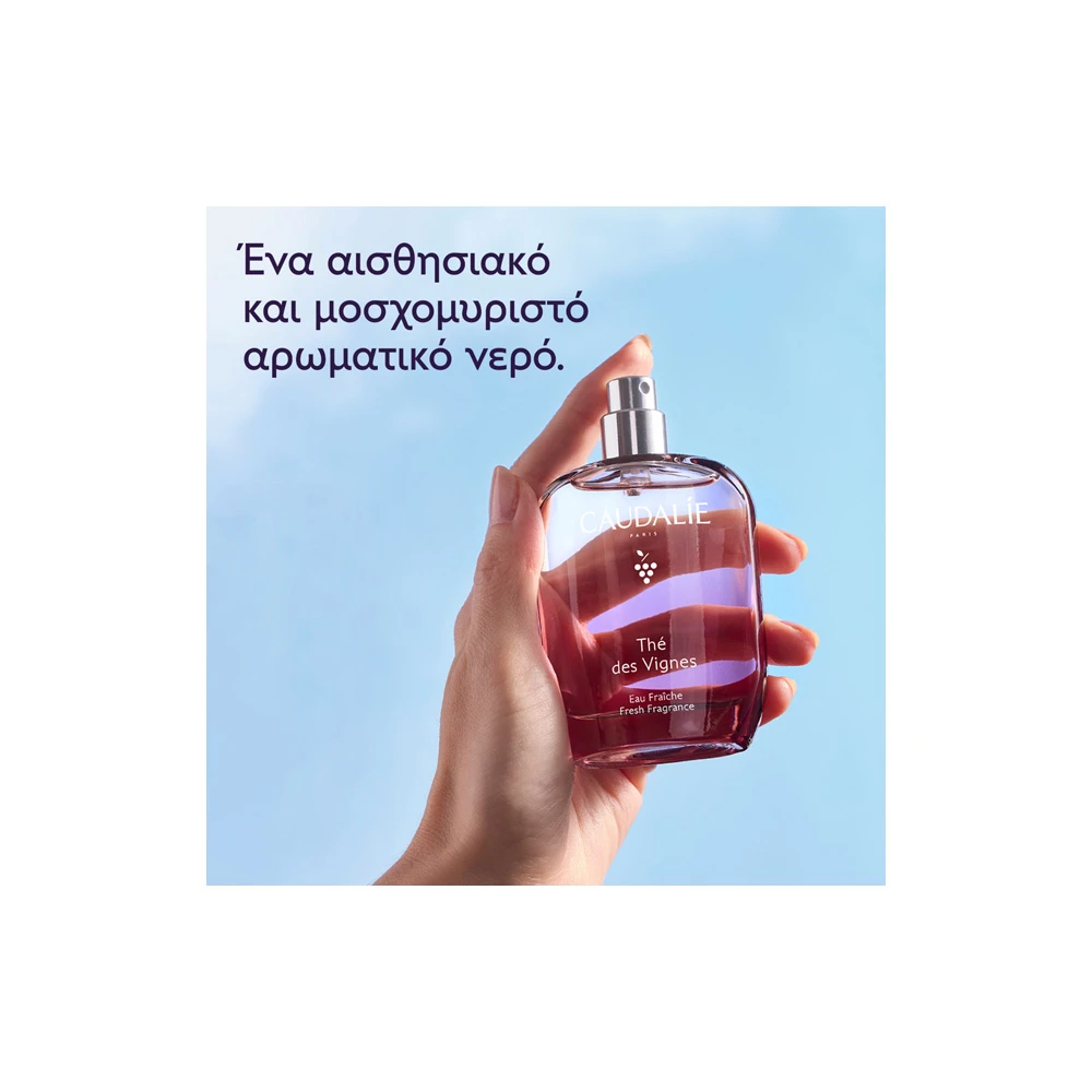 Caudalie Thé Des Vignes Fresh Fragrance Set: Women’s Fragrance 50ml, Nourishing Hand & Nail Cream 30ml, and Shower Gel 50ml