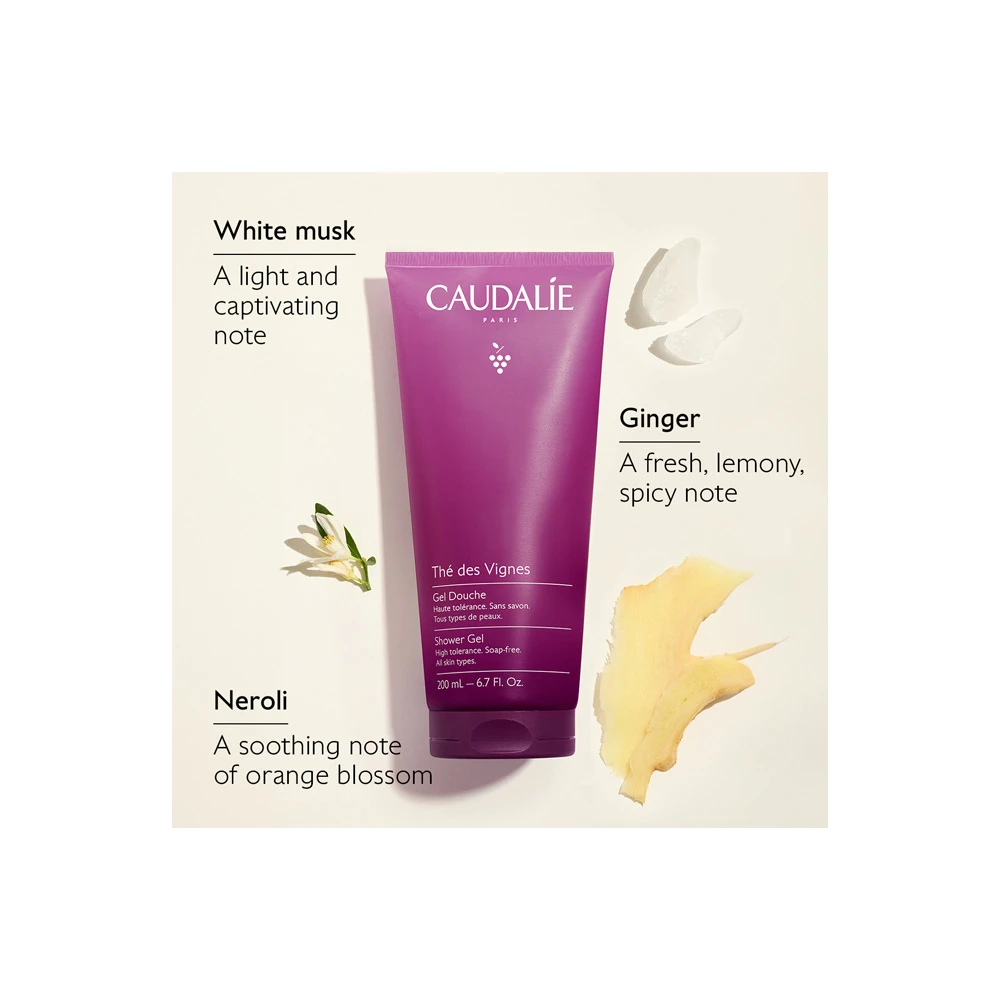 Caudalie Promo The des Vignes Body Shower Gel 200ml & The des Vignes Hyaluronic Nourishing Body Lotion 200ml