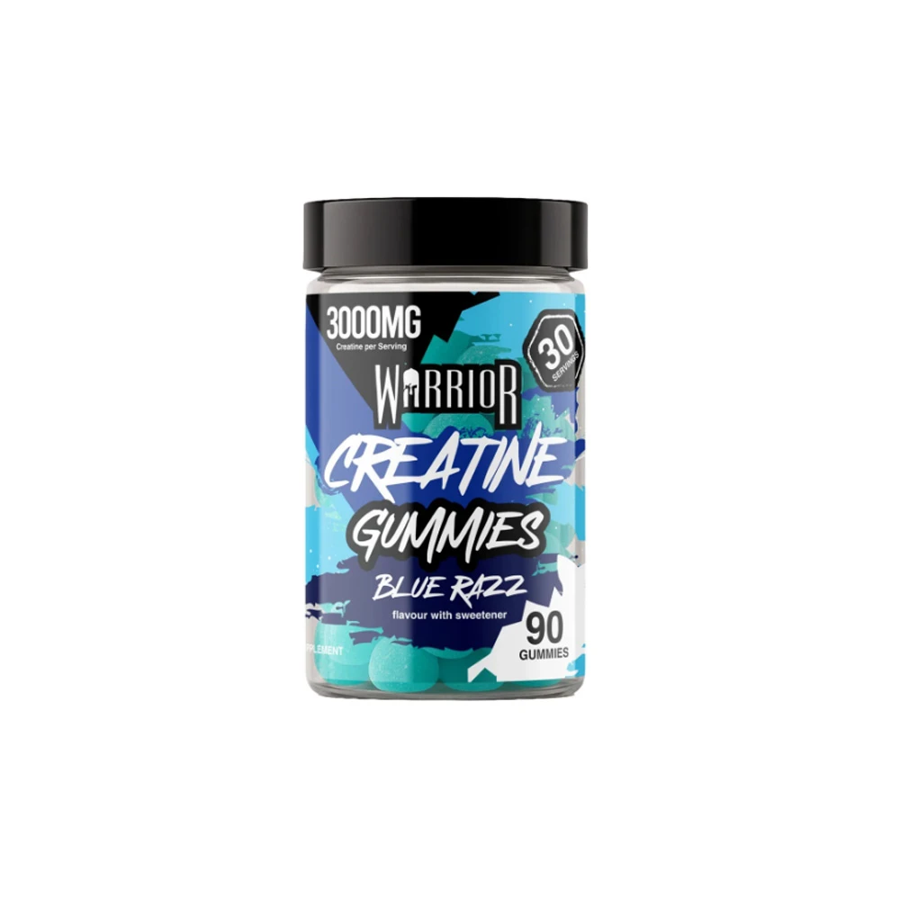 Warrior Creatine Gummies Με Γεύση Blue Razz 90gummies