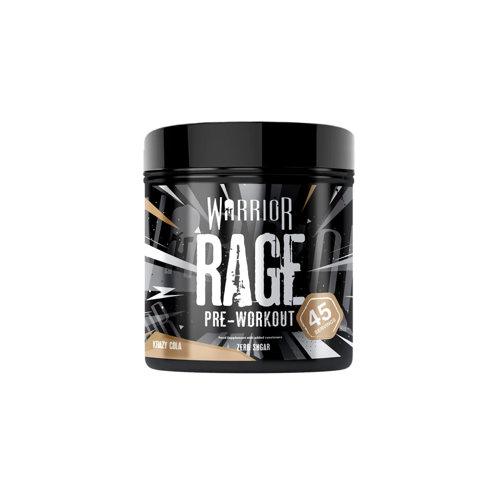 Warrior Rage Pre-Workout Για Ένταση & Συγκέντρωση Με Γεύση Krazy Cola 392g